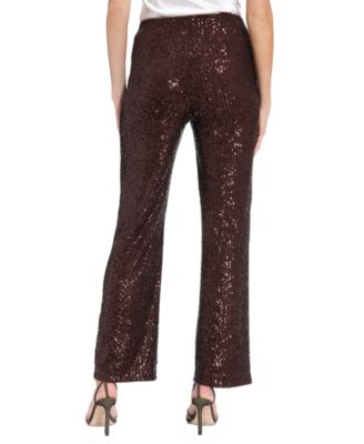 Women's Sequin Pull-On Pants