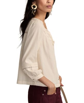 Women's Lace Long-Sleeve Shirt