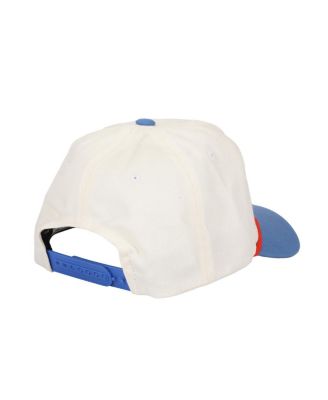 Men's Chum Bucket Manager White & Blue Retro Grandpa Snapback Hat