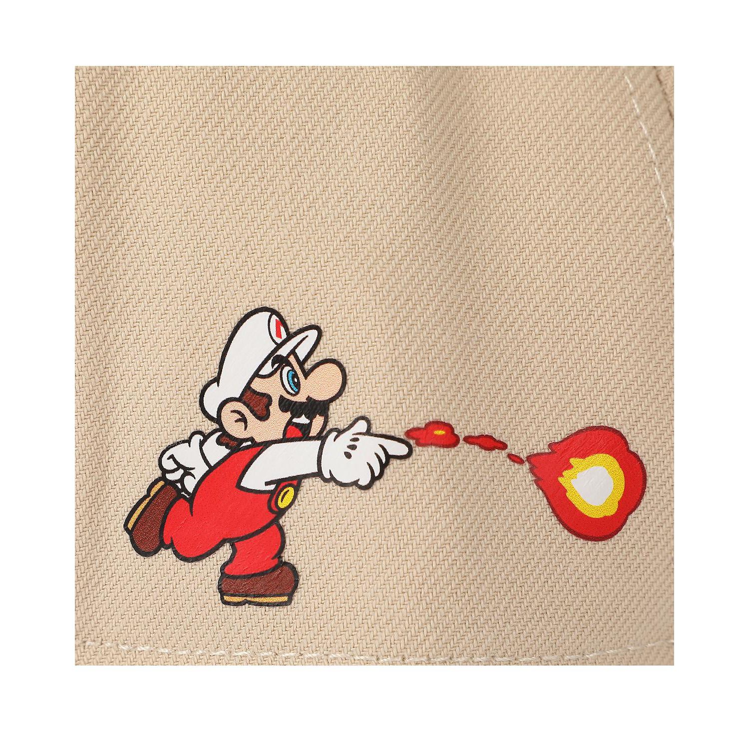 Мужская кепка Bros Fire Mario в бело-красном стиле в стиле ретро для дедушки