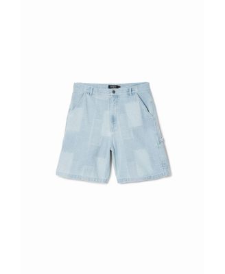 Men's Patch denim shorts