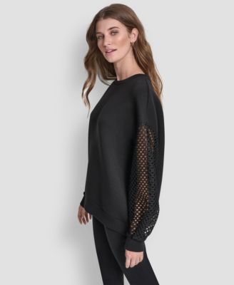 Women's Fauchet Long-Sleeve Crewneck Pull-On Sweatshirt