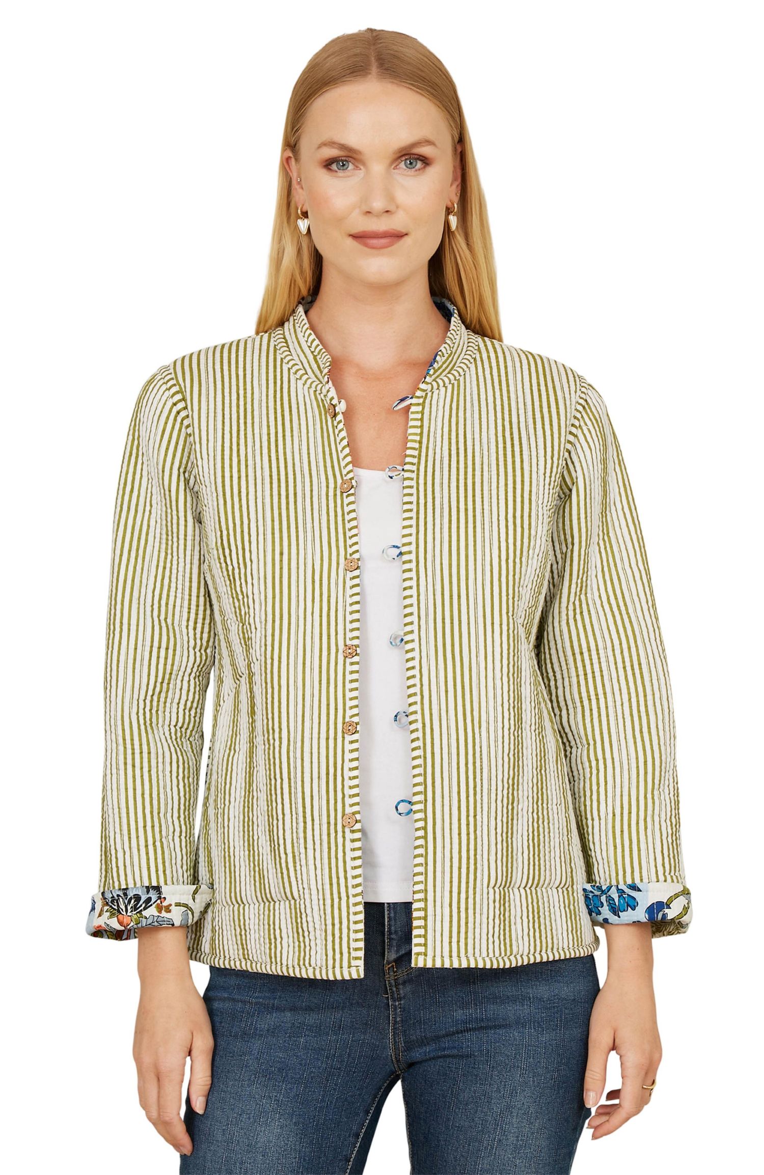 Women's Indian Patchwork Reversible Jacket