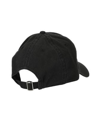 Men's Embroidered Logo Black Unstructured Baseball Cap.