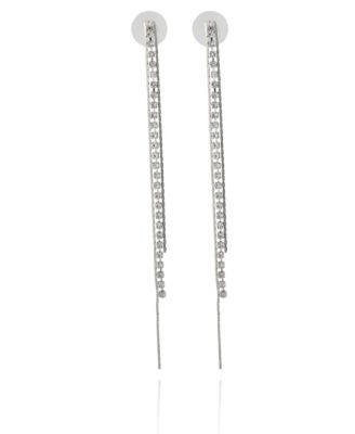 Chain Fringe Drop Earrings