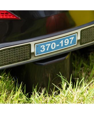 Ride on Sliding Car w/ Horn Music Working Lights Storage No Power