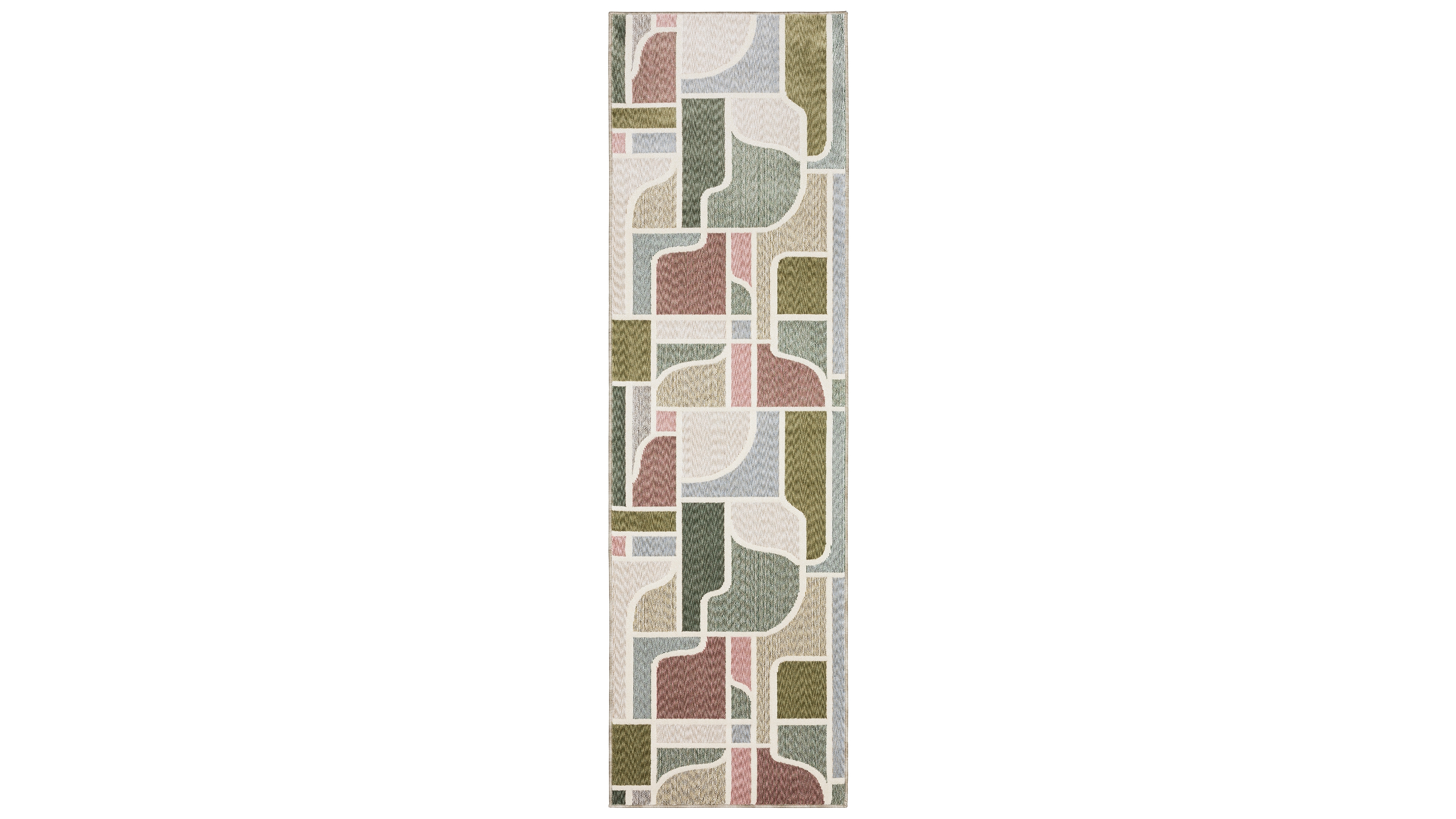 Oriental Weavers Tisdell TIS02 2'3"x7'6" Runner Area Rug
