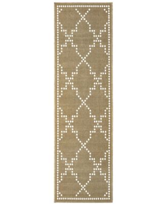 Marina 7765Y 2'3" x 7'6" Indoor/Outdoor Runner Area Rug