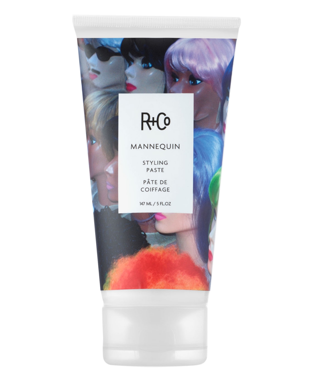 R + Co Mannequin Hair Styling Paste, 5 Oz. In Transparent