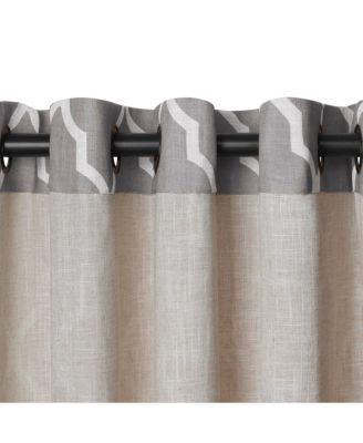 Medalia Geometric Window Curtain Panel