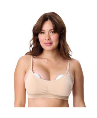 Motherhood Women's Maternity Seamless Nursing and Hands-Free Pumping Bra