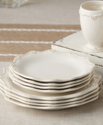 Heritage Scroll Salad Plates, Set of 4, Service For 4