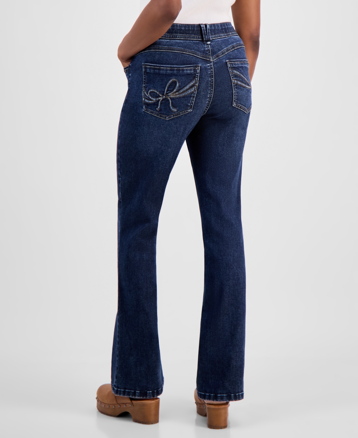 Democracy Petite "Ab"solution Itty Bitty Bootcut Jeans