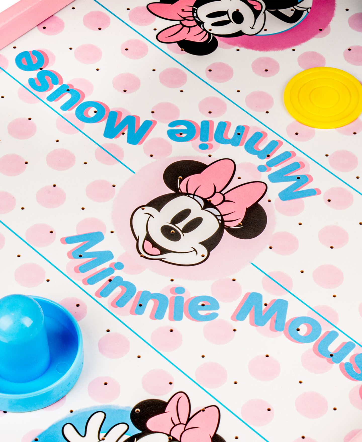 Детская игрушка World Tech Toys Minnie Mouse Electronic Tabletop Air Hockey Game, Ages 3+ — фото 6