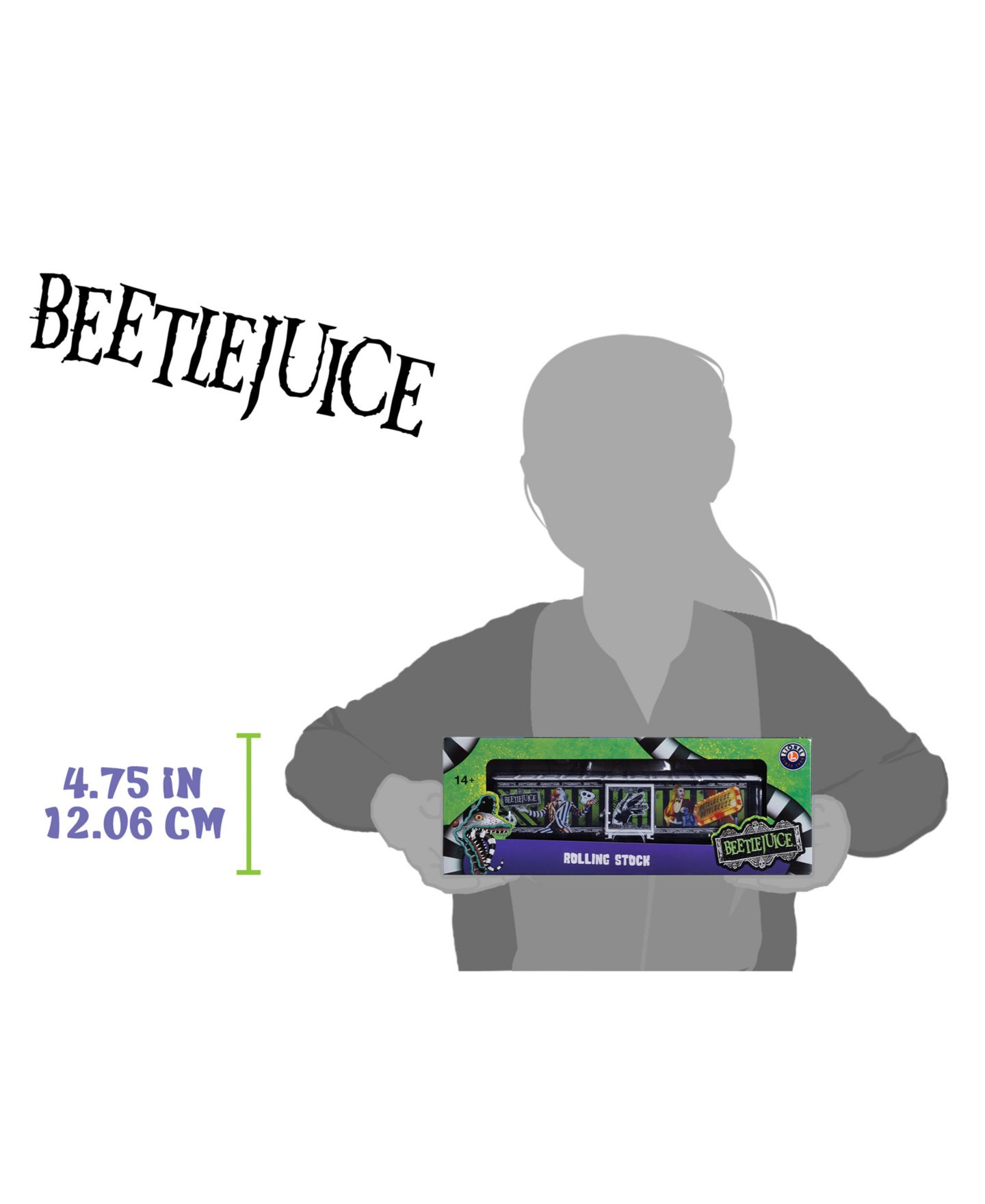 Детская игрушка Lionel O Gauge Beetlejuice 1988 Illuminated Boxcar — фото 5