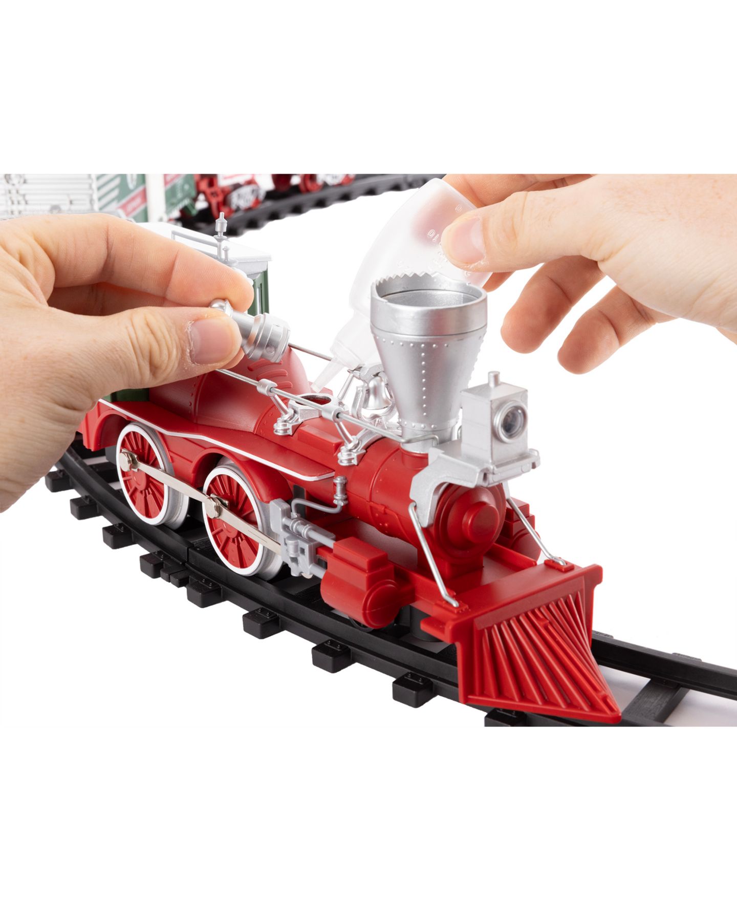 Детские игрушки Lionel North Pole Central Battery-Operated O Gauge Toy Train Set — фото 14
