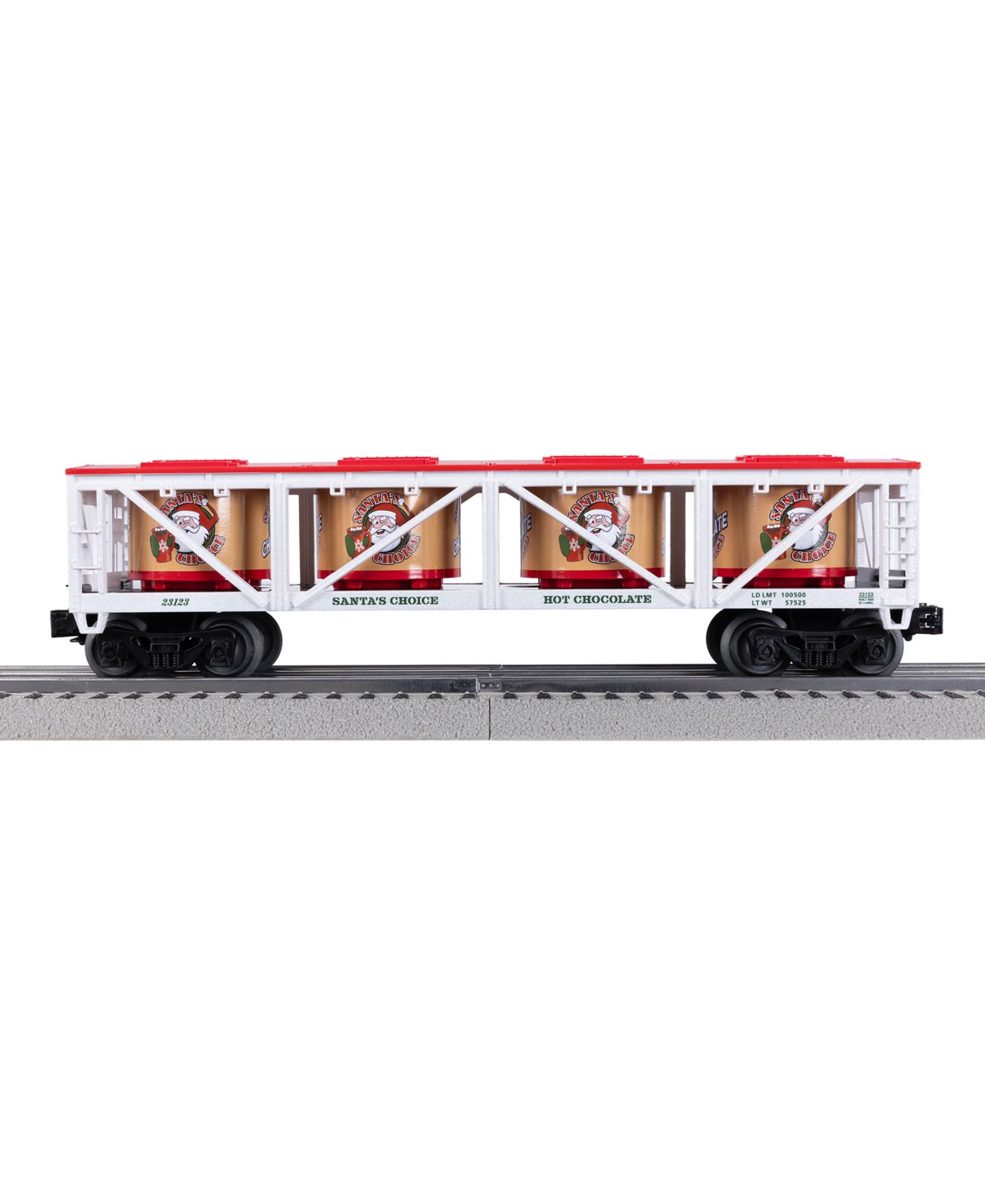 Детские игрушки Lionel O Gauge Peppermint Railroad Christmas Bluetooth 5.0 Train Set — фото 9