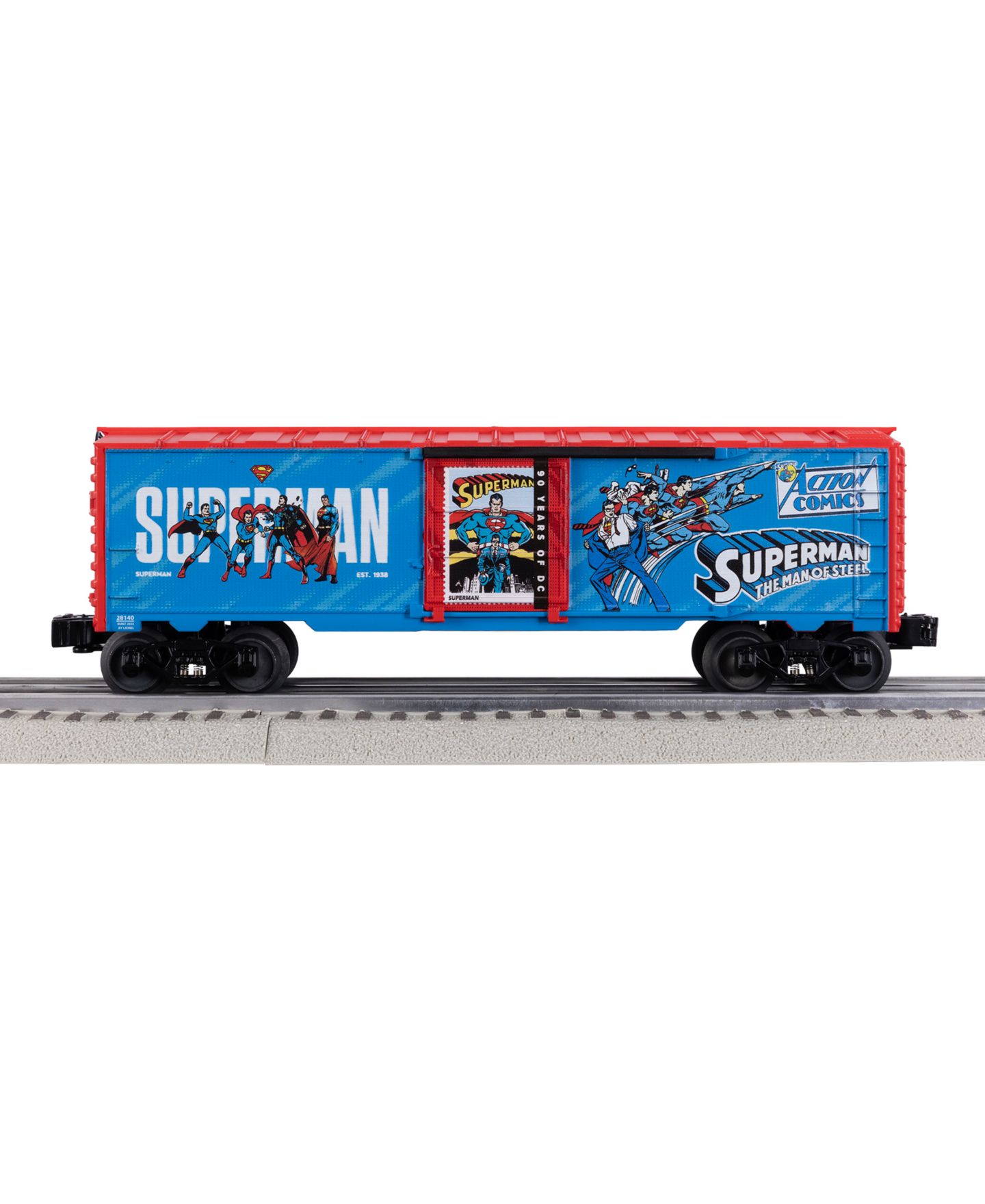 Детская игрушка Lionel O Gauge DC Comics Superman Operating Couplers Boxcar — фото 5