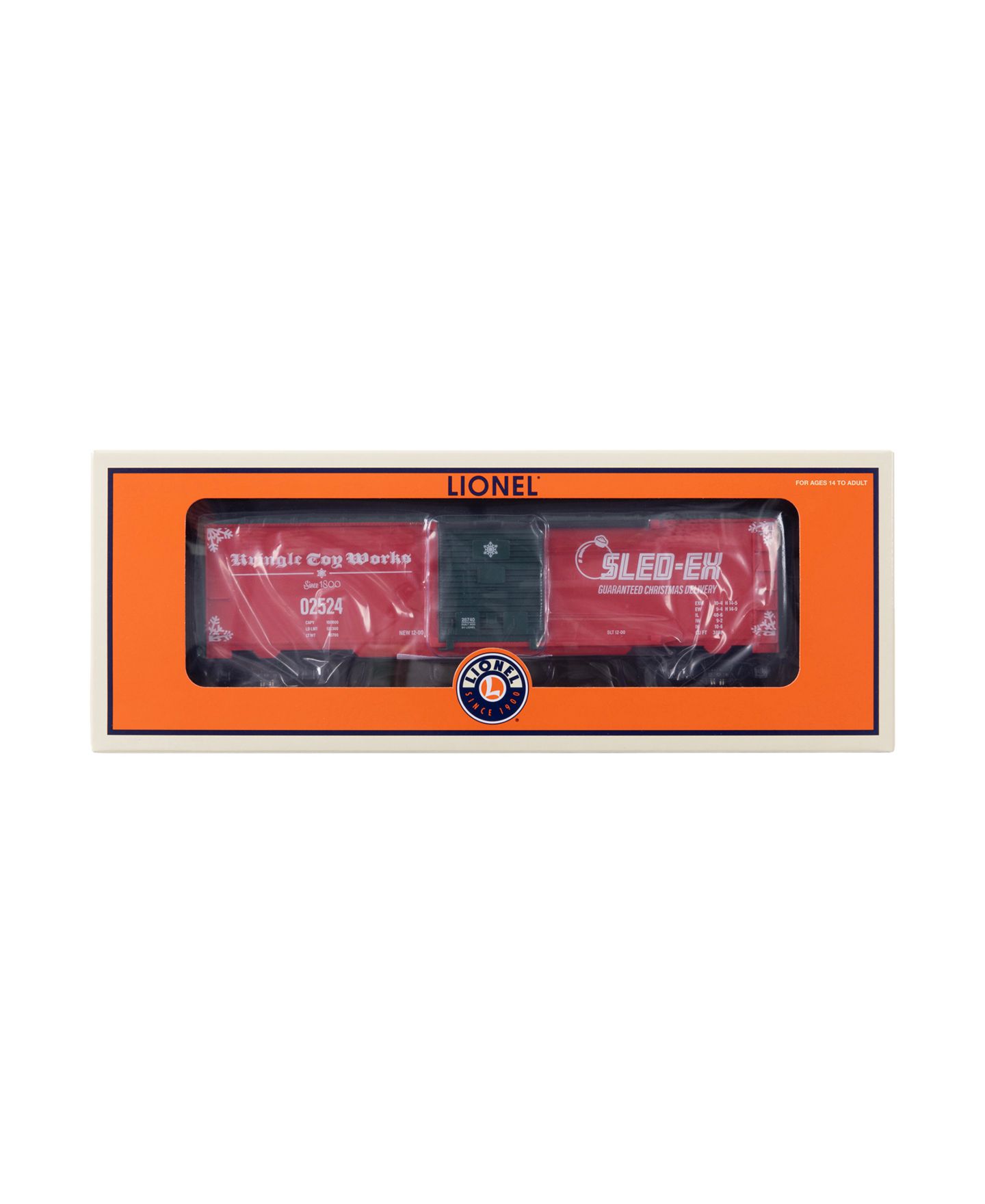 Детская игрушка Lionel Sled-Ex O Gauge Model Train Boxcar — фото 3
