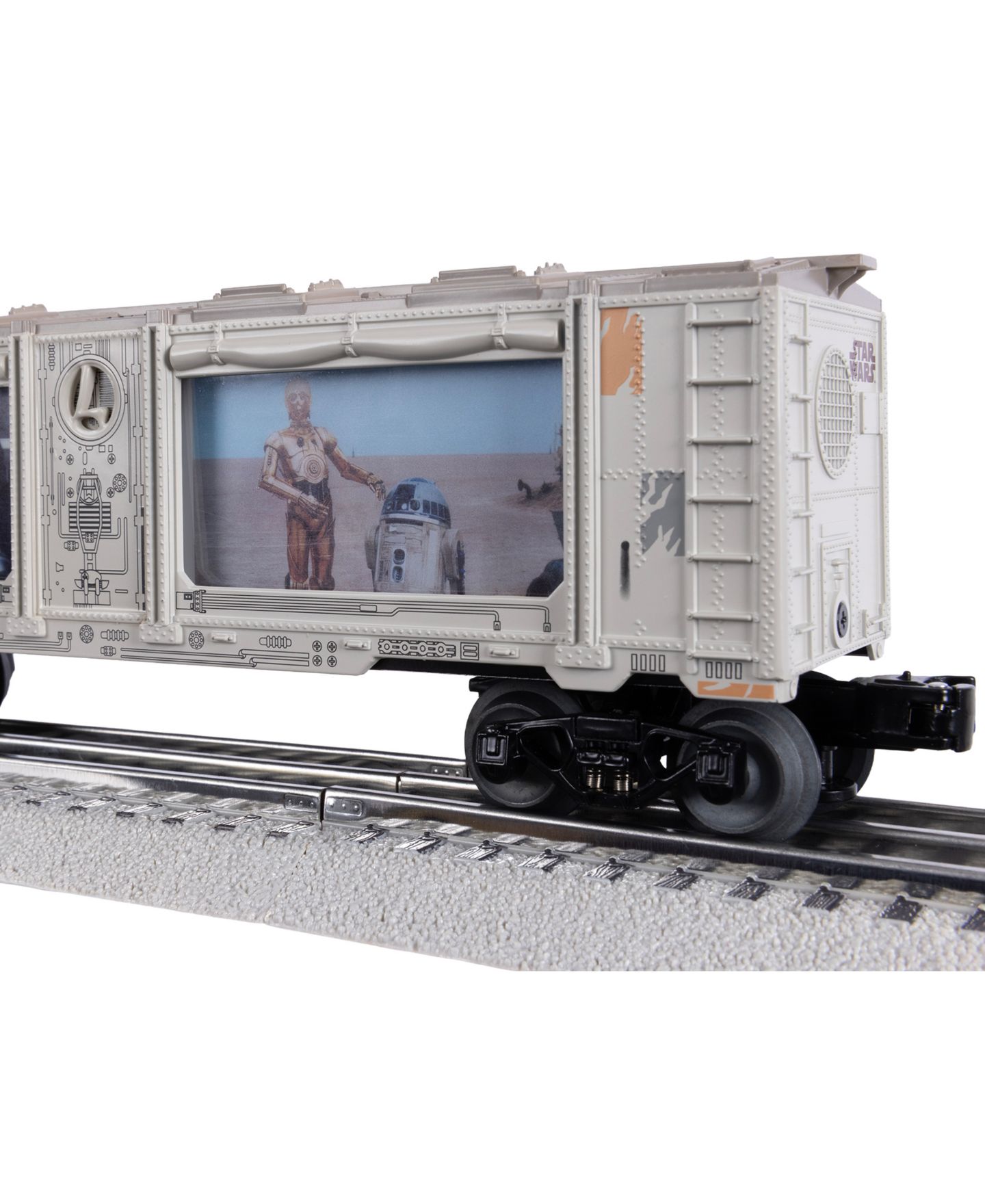 Детские игрушки Lionel O Gauge Star Wars Bluetooth 5.0 LionChief Rebel RS-3 Freight Train Set — фото 5