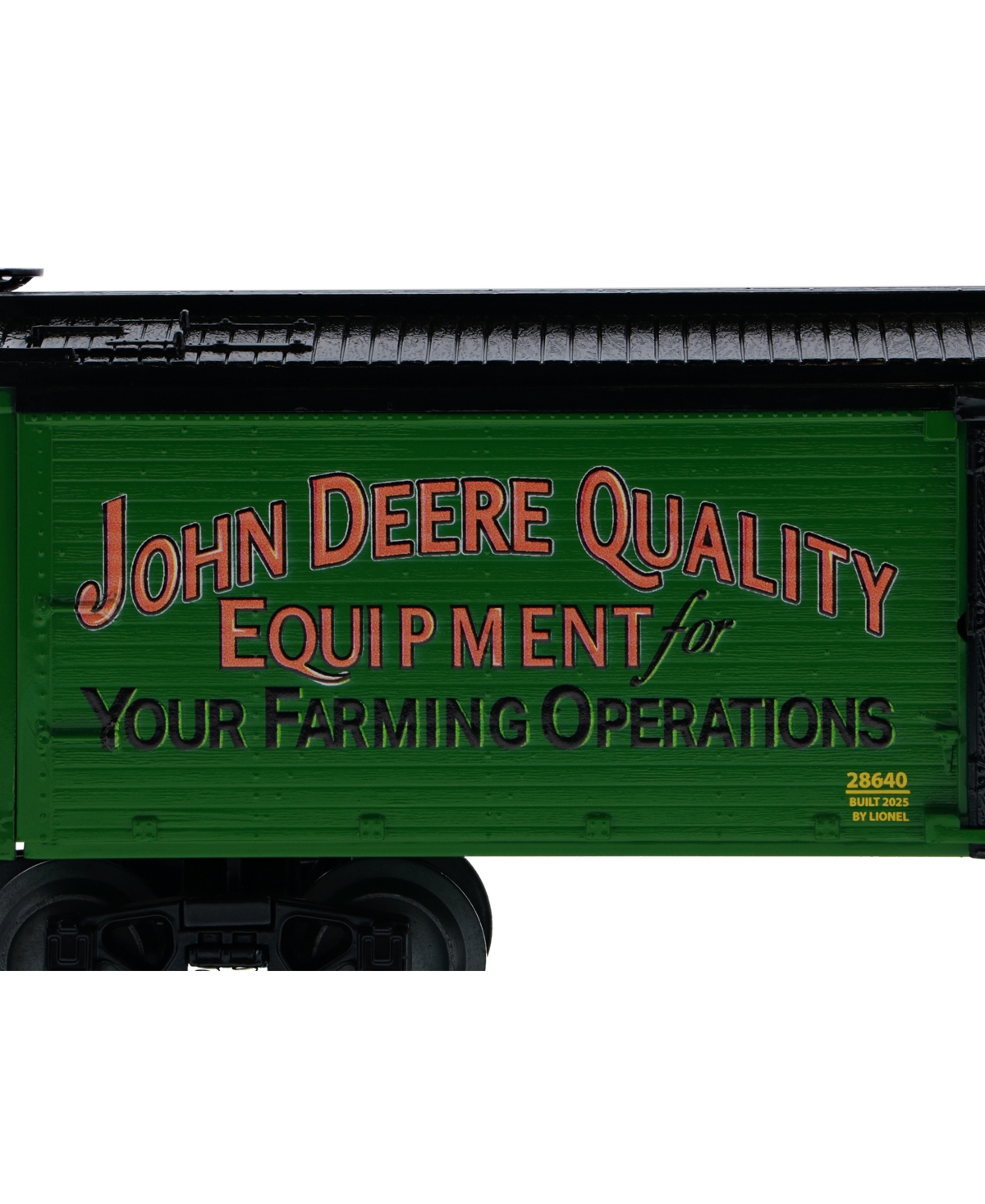 Lionel John Deere Quality Equipment O Gauge Model Train Reefer Car