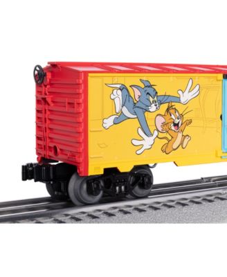 Tom and Jerry O Gauge Model Train Chasing Gondola Car