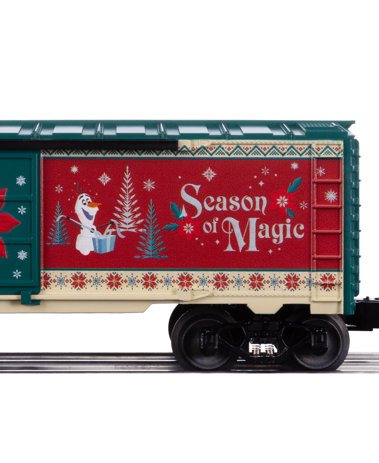 Детская игрушка Lionel Disney Frozen Holiday O Gauge Model Train Boxcar — фото 4