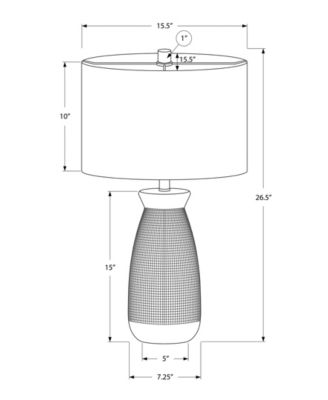 Lighting 27" Ceramic Table Lamp