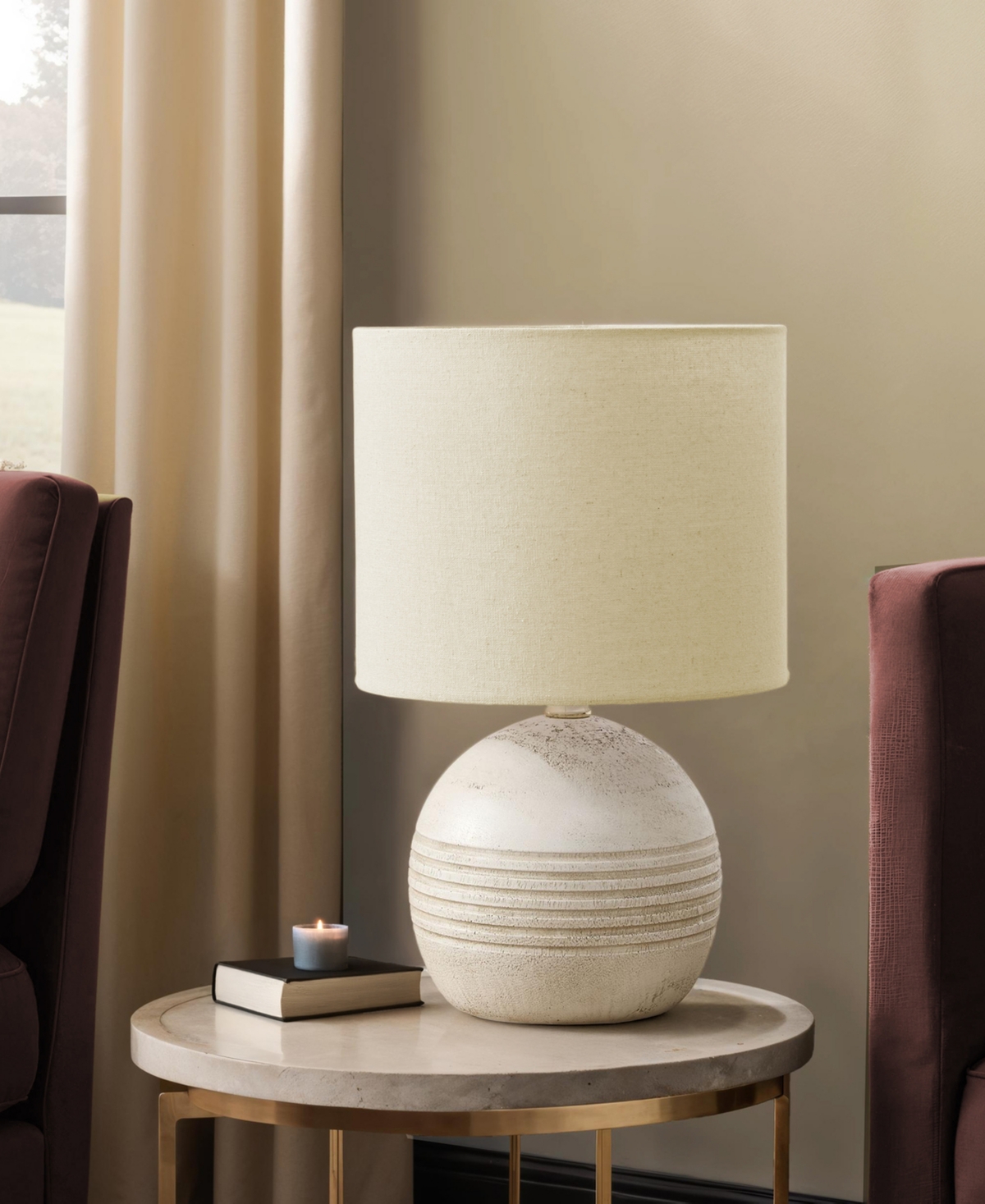Monarch Specialties Lighting 15" Plastic Table Lamp