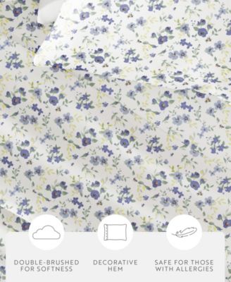 The Farmhouse Chic Premium Ultra Soft Pattern 3-Pc. Sheet Set, Twin