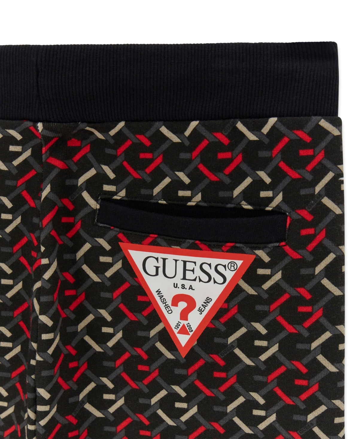 Guess Boys' 8-18 Printed Pull-On Shorts