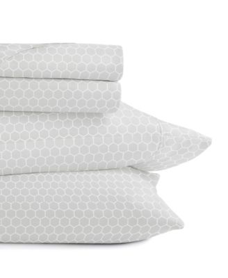 The Farmhouse Chic Premium Ultra Soft Pattern 4-Pc. Sheet Set, California King