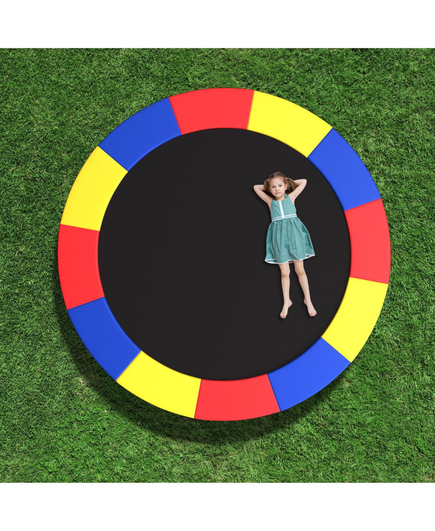 Детская игрушка HONGGE 14FT Replacement Thick Foam Padding Trampoline Safety Pad, Ages 3+, цвет: Разноцветный — фото 4