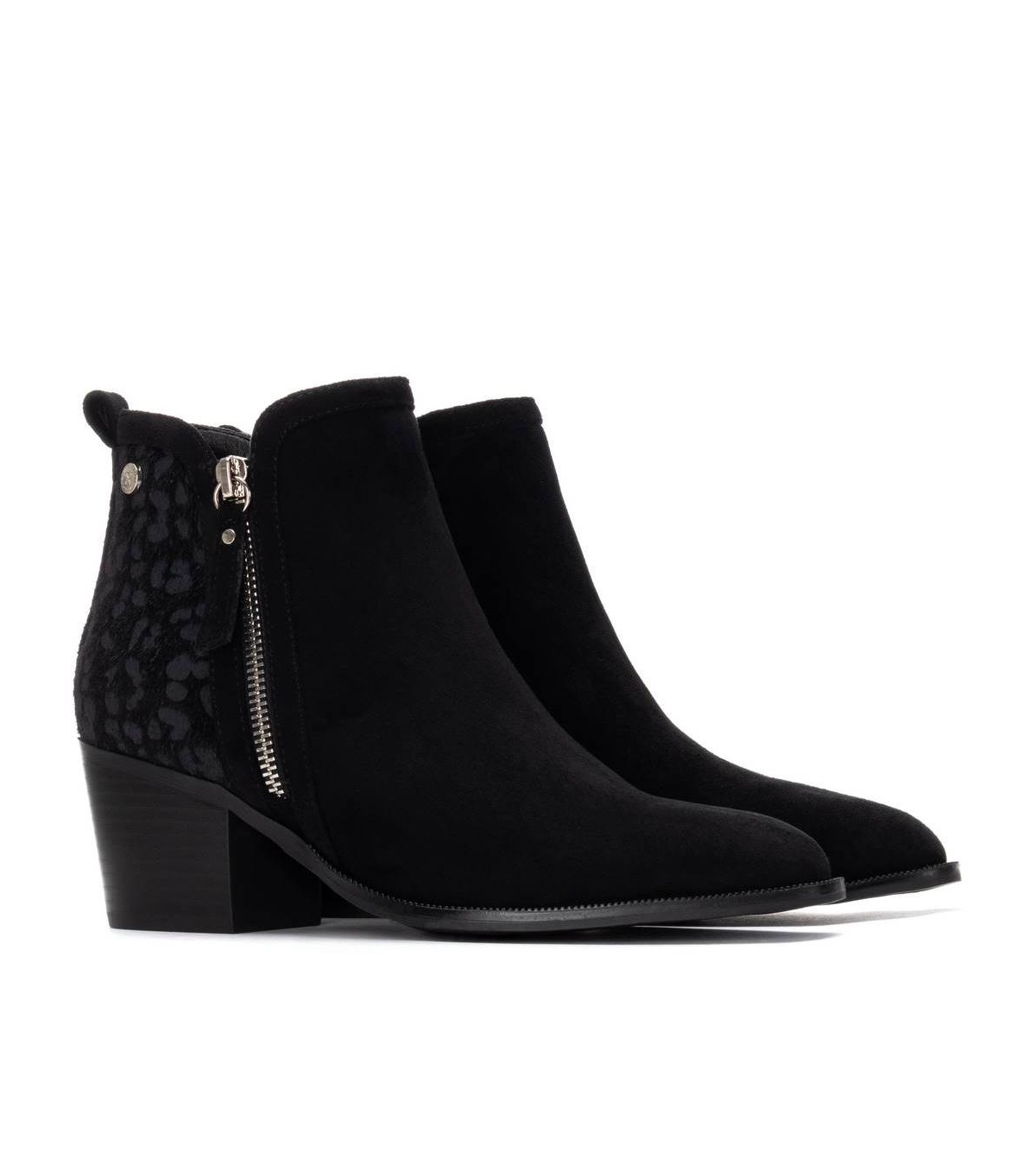Xti Women's Suede Heeled Ankle Booties