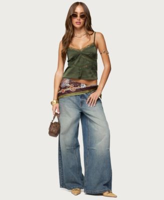 Women's Tamar Satin Effect Tank Top