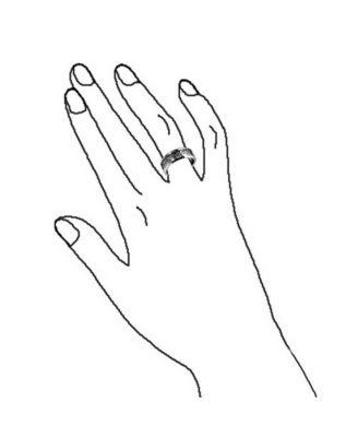 Two-Tone Celtic Dragon Knot Carbon Fiber Inlay Band Ring 8MM Titanium