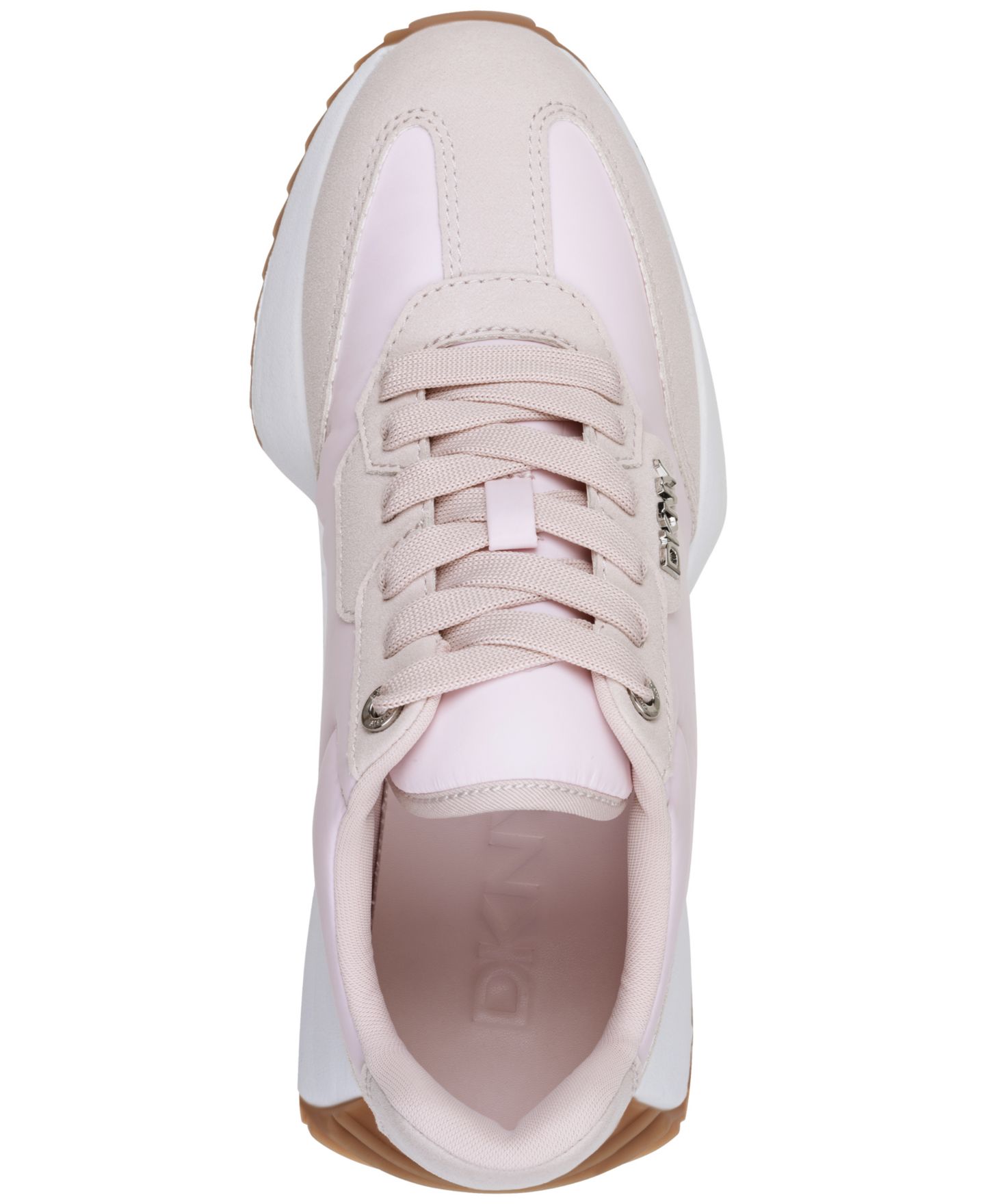 Женские кроссовки DKNY Naples Lace Up, цвет: Светлый розовый — фото 4