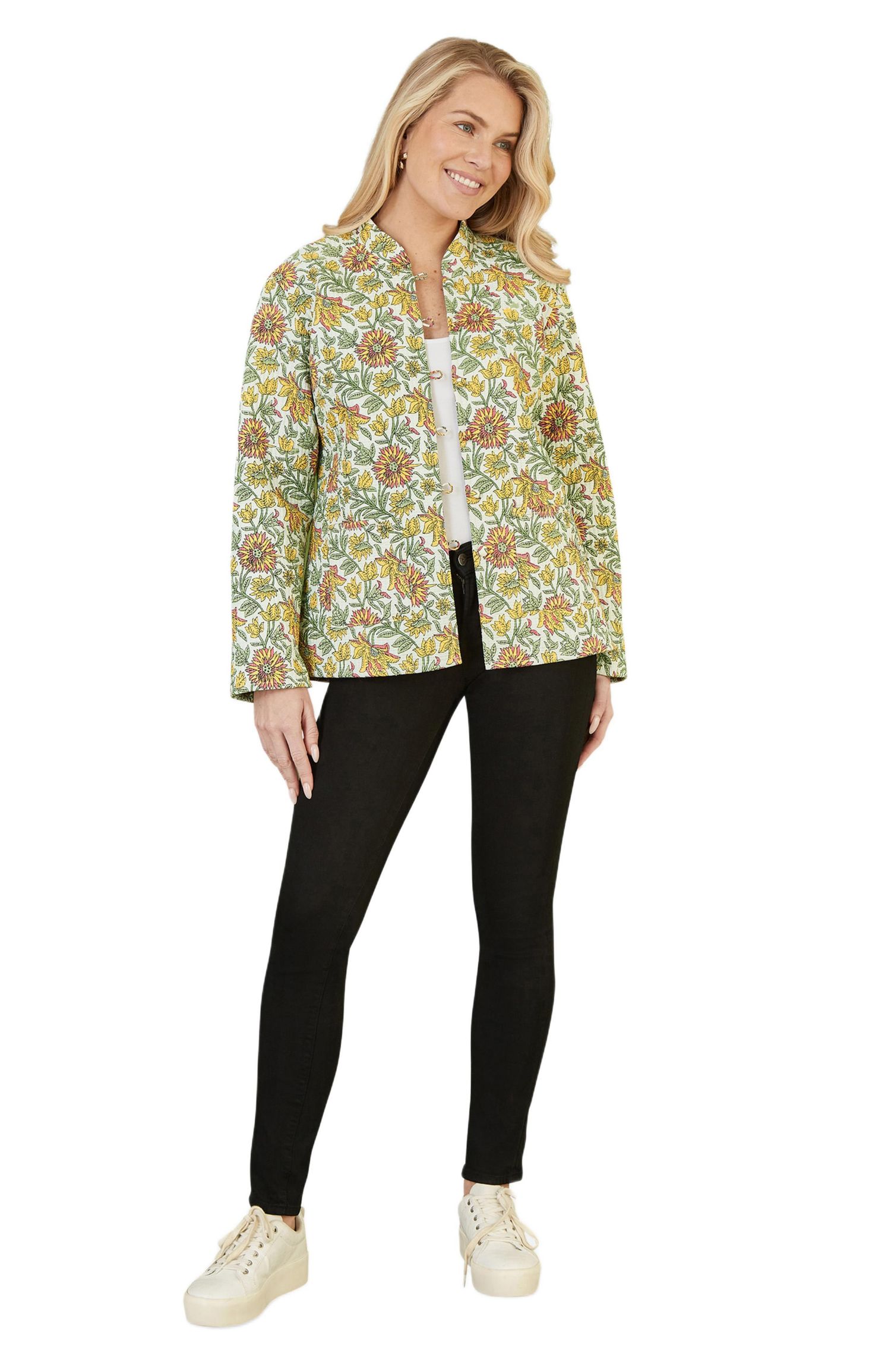 Women's Sunflower Reversible Quilted Jacket