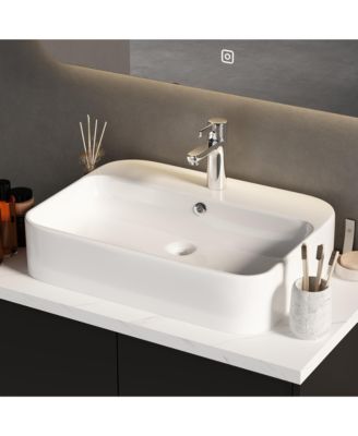 Single Sink Bathroom Vanity with Ceramics Top
