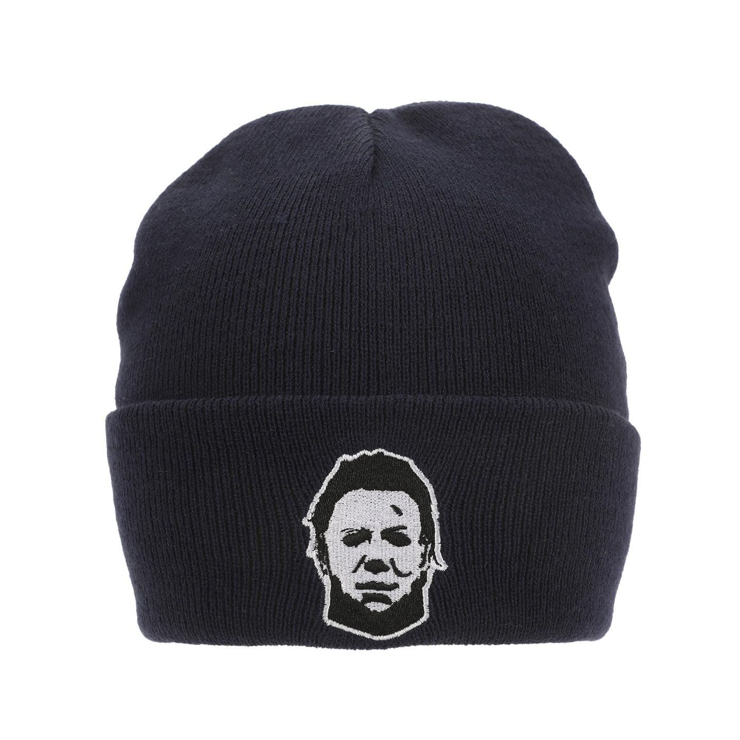 Мужская шапка Halloween John Carpenter s Michael Myers Navy Cuff Beanie., цвет: Синий — фото 1