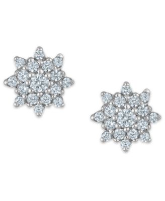 White Diamond Stud Earrings (0.25 ct. t.w.) in 14k White Gold