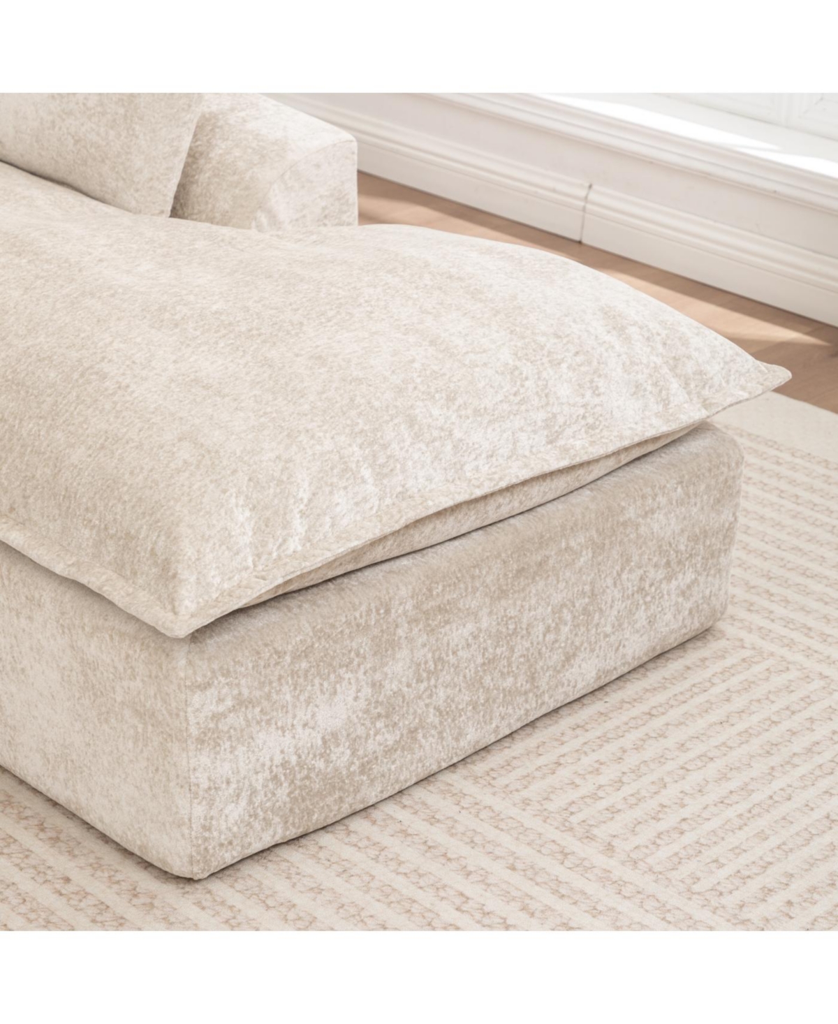 Streamdale 103" Cloud Sectional Couch with L-Shape Chaise