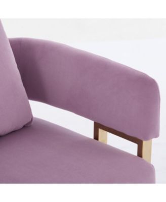 Streamdale Modern decorative chair with gold legs for living room, office, reception