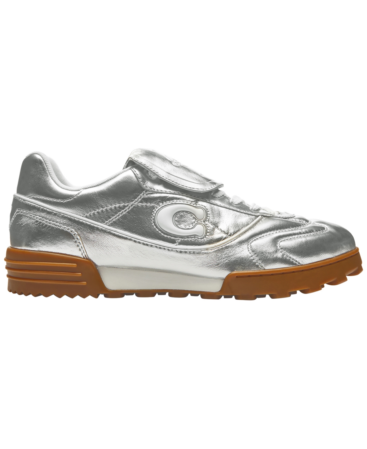 Coach Men's Match Metallic Leather Lace-Up Sneakers