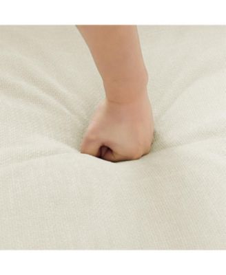 Streamdale Comfy Cloud 4-Seat Chenille Sofa Sleeper with Ottomans & Pillows (Beige