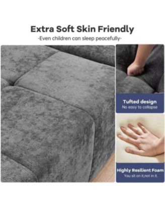 Streamdale Modern cloud sofa, modular L-shaped chaise, deep seat, no assembly.