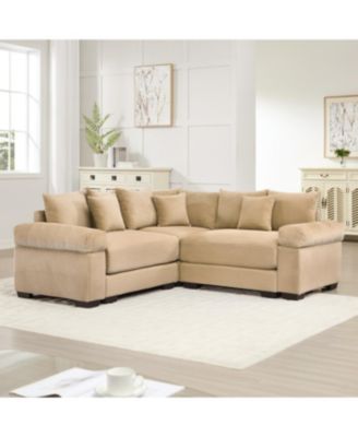 Streamdale Oversized Cloud Modular Sectional Couch, Convertible, Deep Seat, Camel