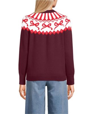 Women's Drifter Jacquard Raglan Crew Neck Sweater
