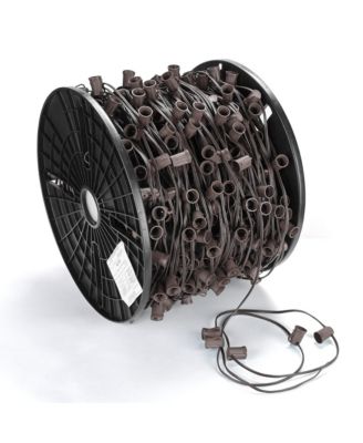 1000Ft C9 Christmas Light Spool Set Commercial UL Listed Light Sockets