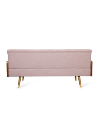 Aidan Mid-Century Modern Tufted Fabric Sofa